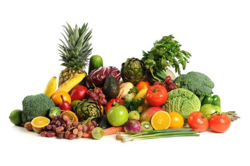 A picture of vegetables