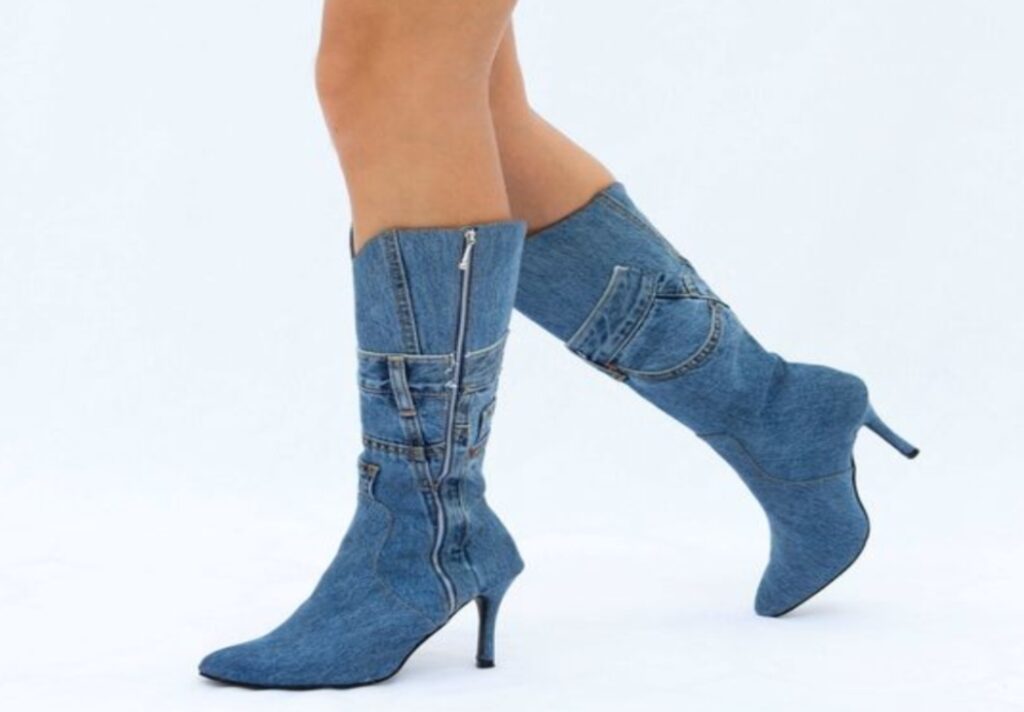 A picture of Denim boots