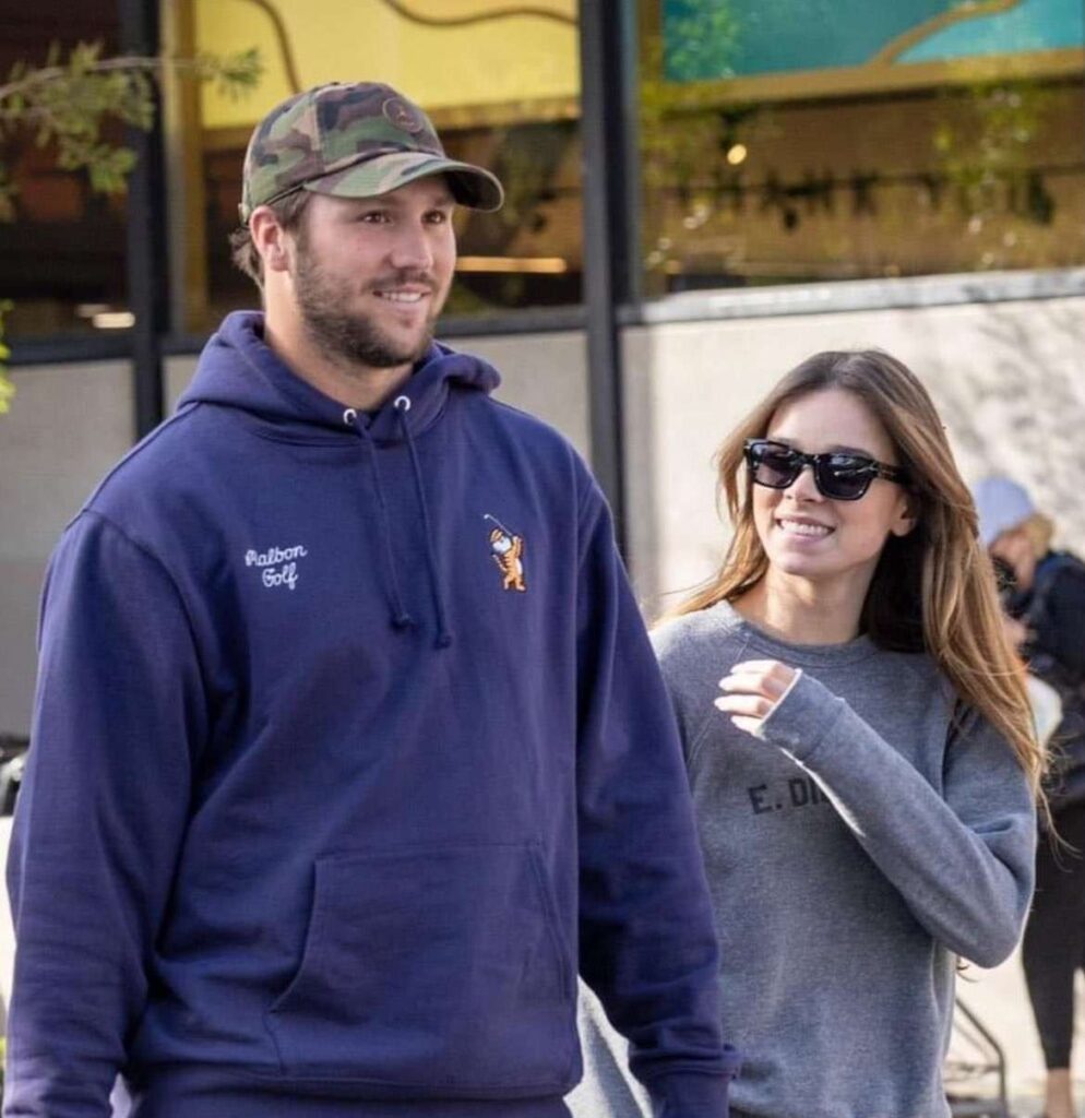 Josh Allen and Hailee Steinfeld out and about