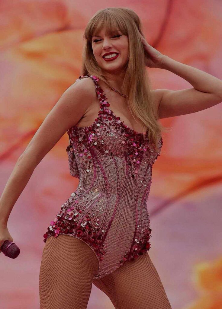 Taylor Swift pictured during a performance