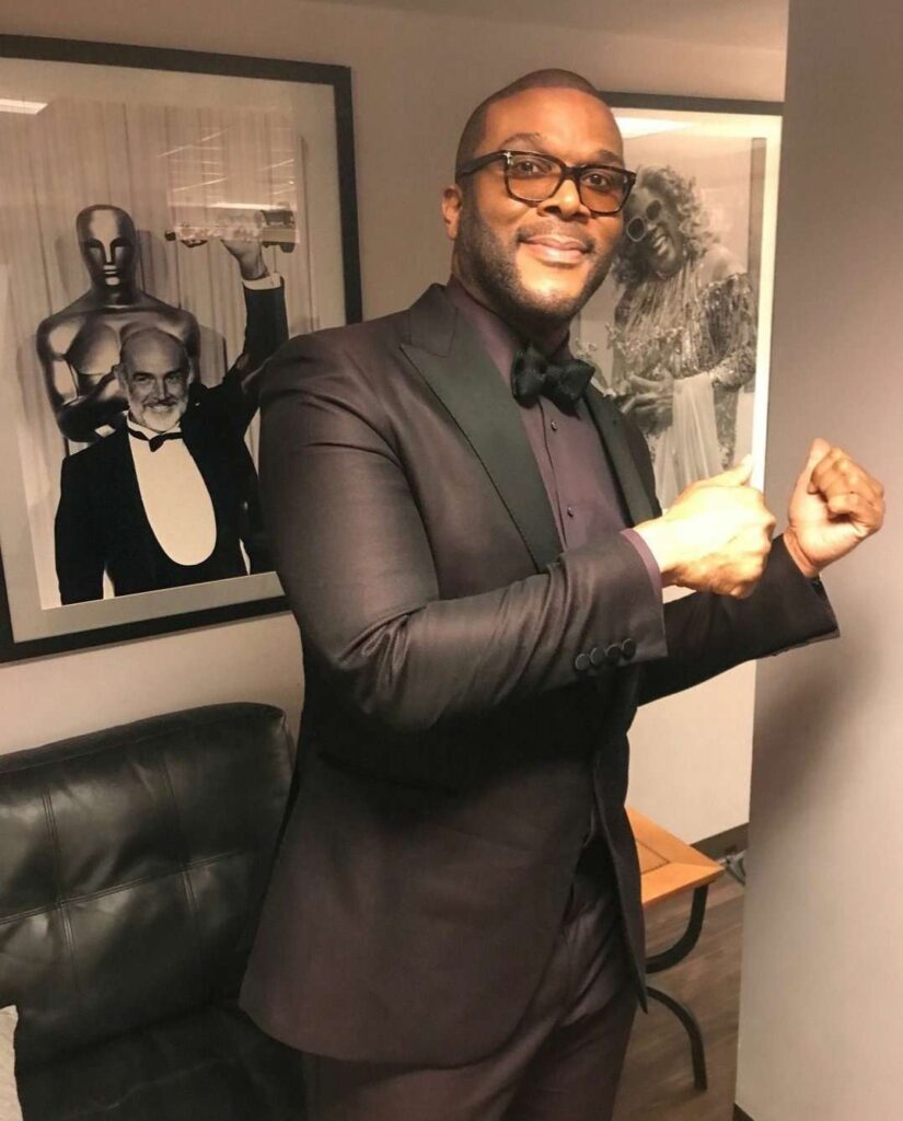 Tyler Perry in a suit