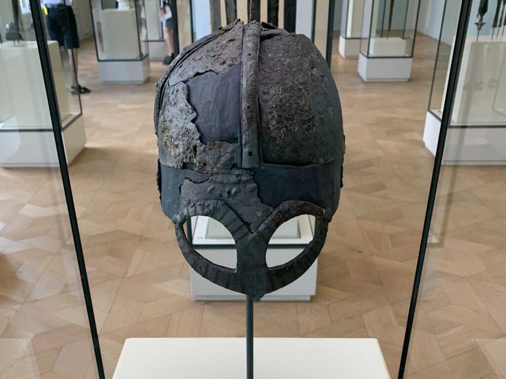 A Picture of Vikings Helmet