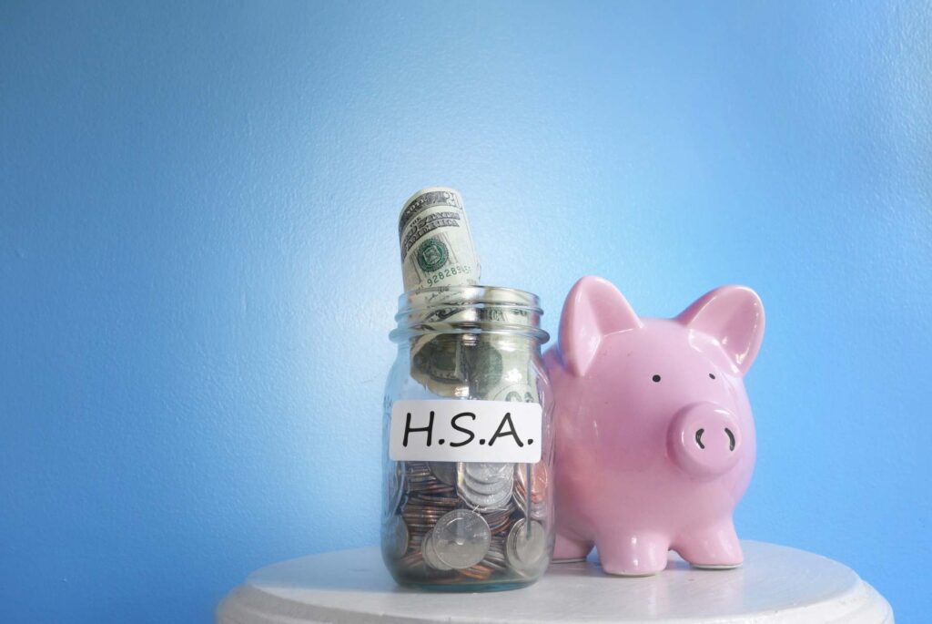 A Picture of Piggy Bank Savings For HSA