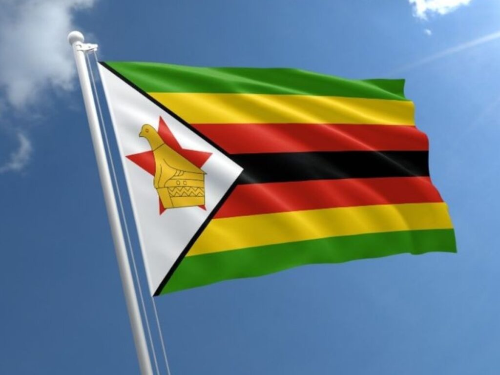 A Picture of the Zimbabwean Flag