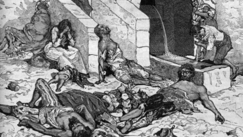 A Picture Showing the Plague