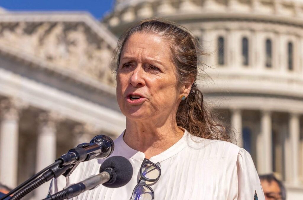 A Picture of Abigail Disney