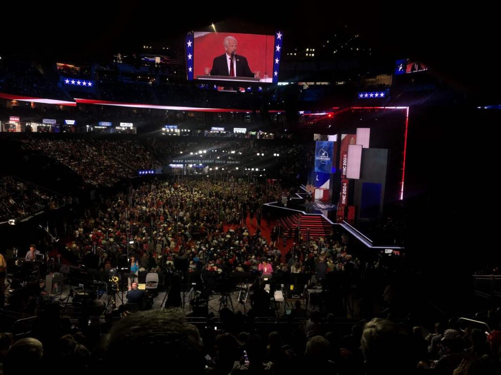 A Picture of Peter Navarro at the RNC 