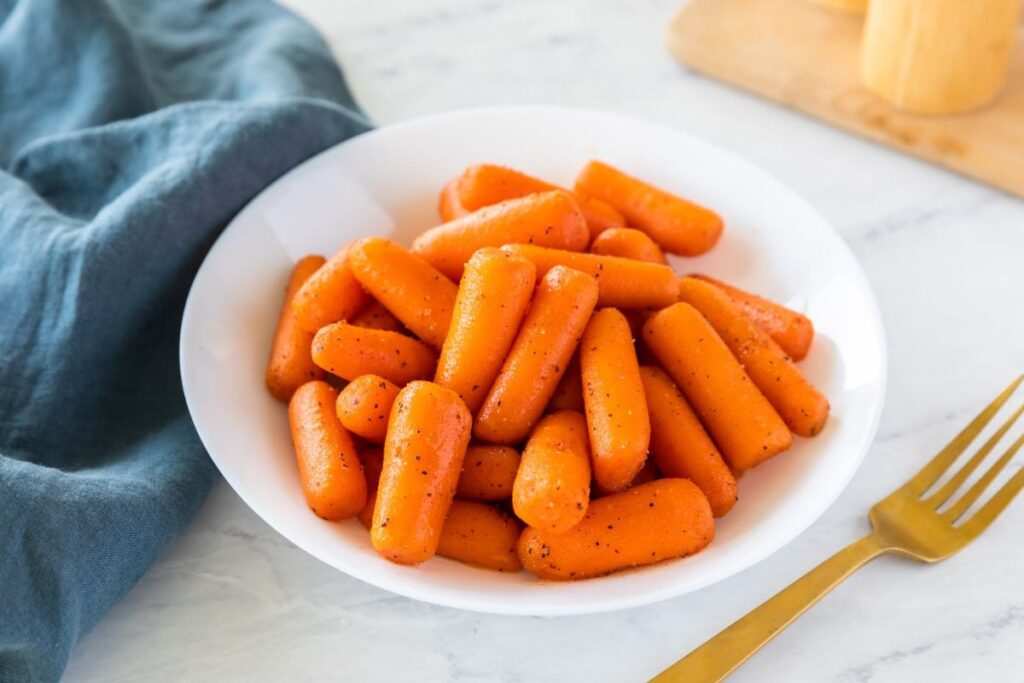 A Picture of a Baby Carrot Meal