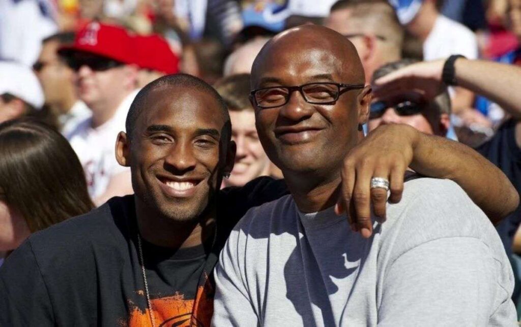 Kobe with his father