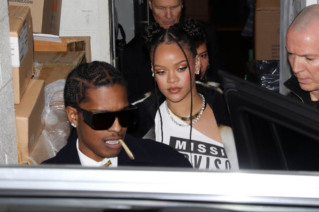 Rocky and Rihanna on the move 