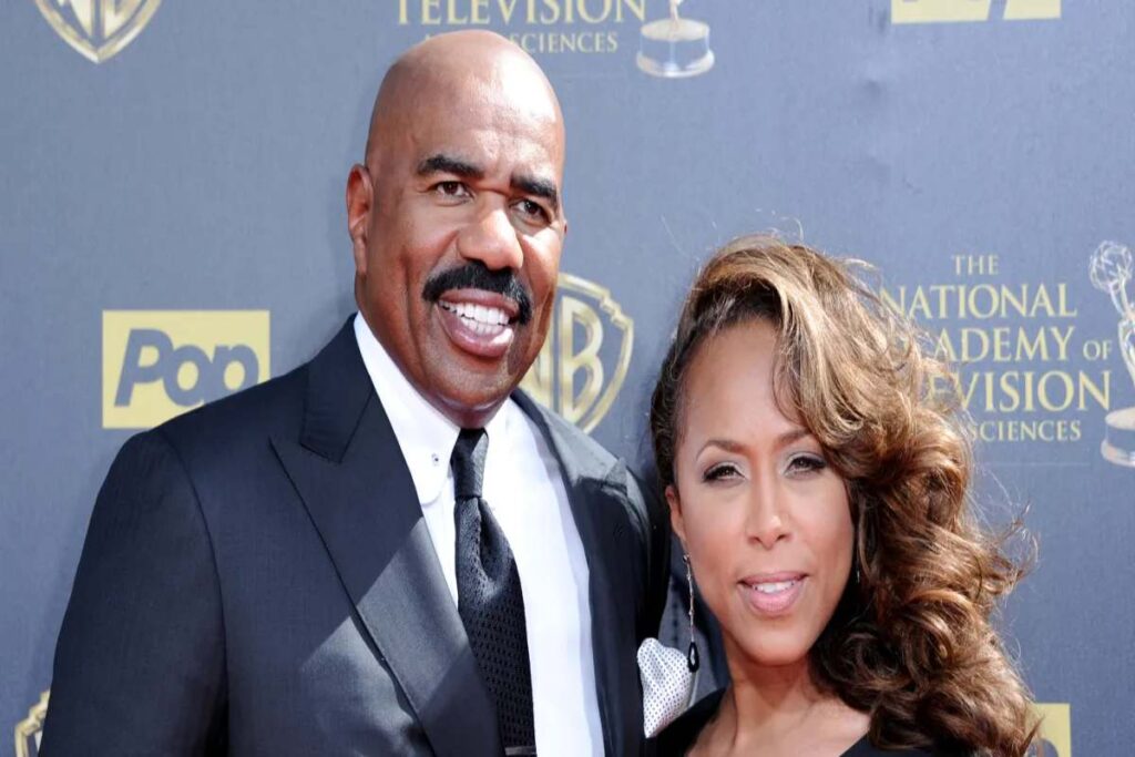 A Picture of Steve Harvey and Marjorie Harvey