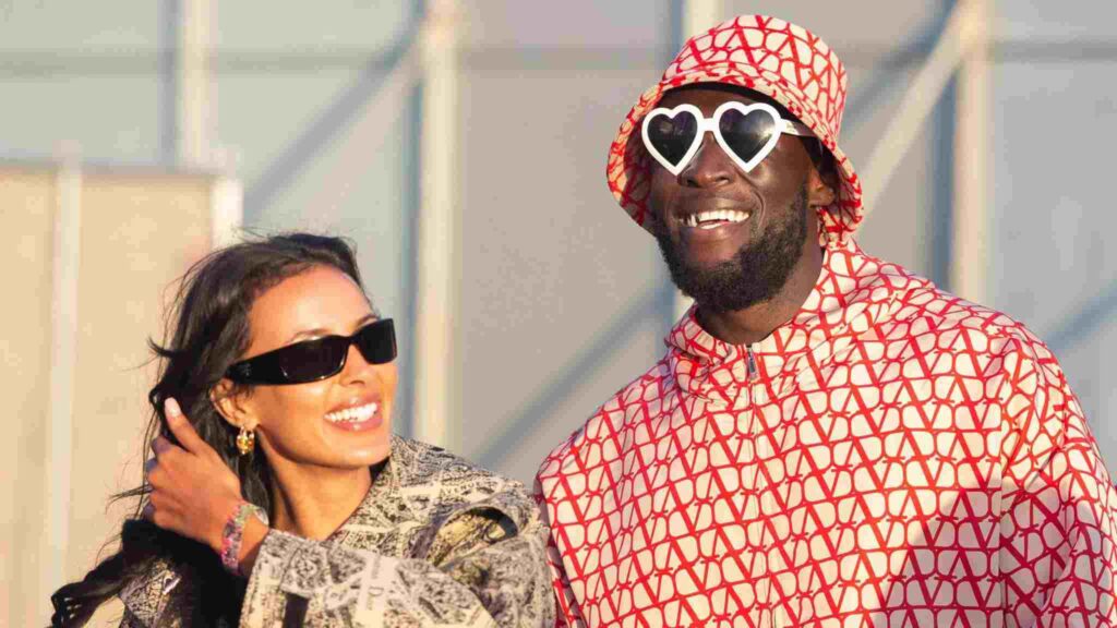 A Picture of Stormzy and Maya Jama