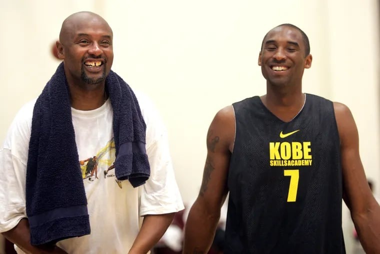 Kobe Bryant with Joe Bryant 