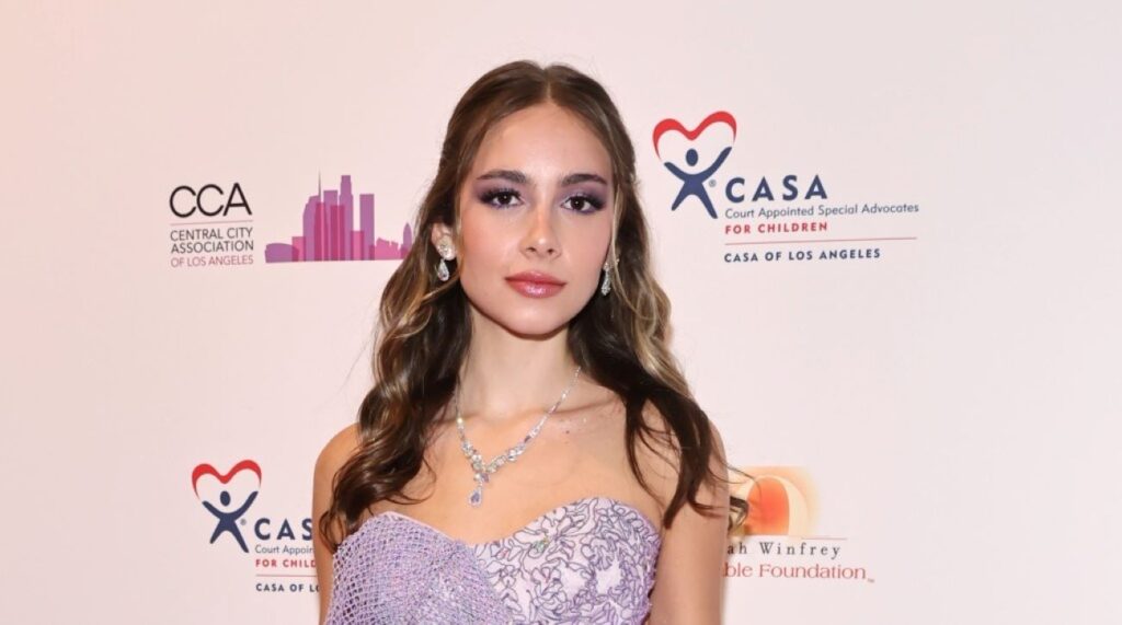 Haley Pullos glammed up for the camera