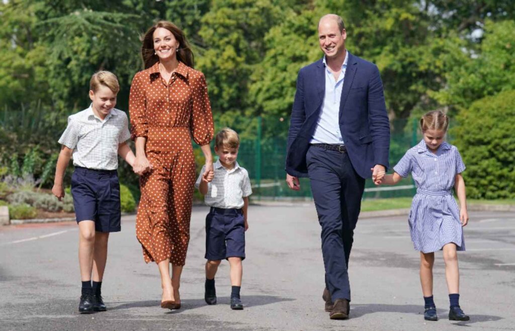 A Picture of Prince William and Family