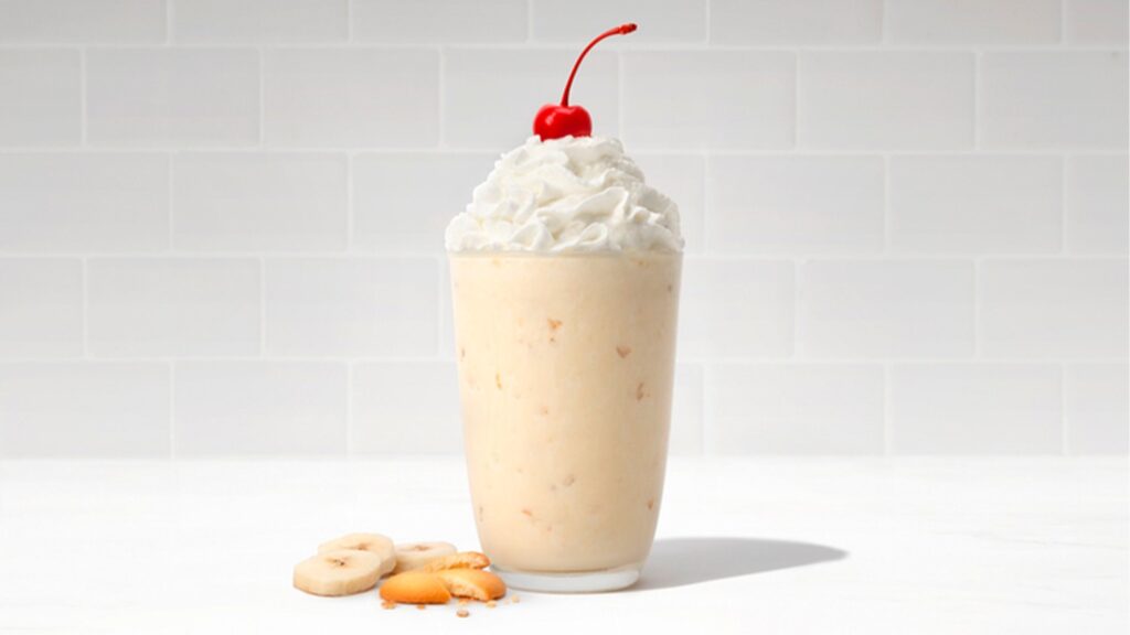 Chick-fil-a's banana pudding milkshake