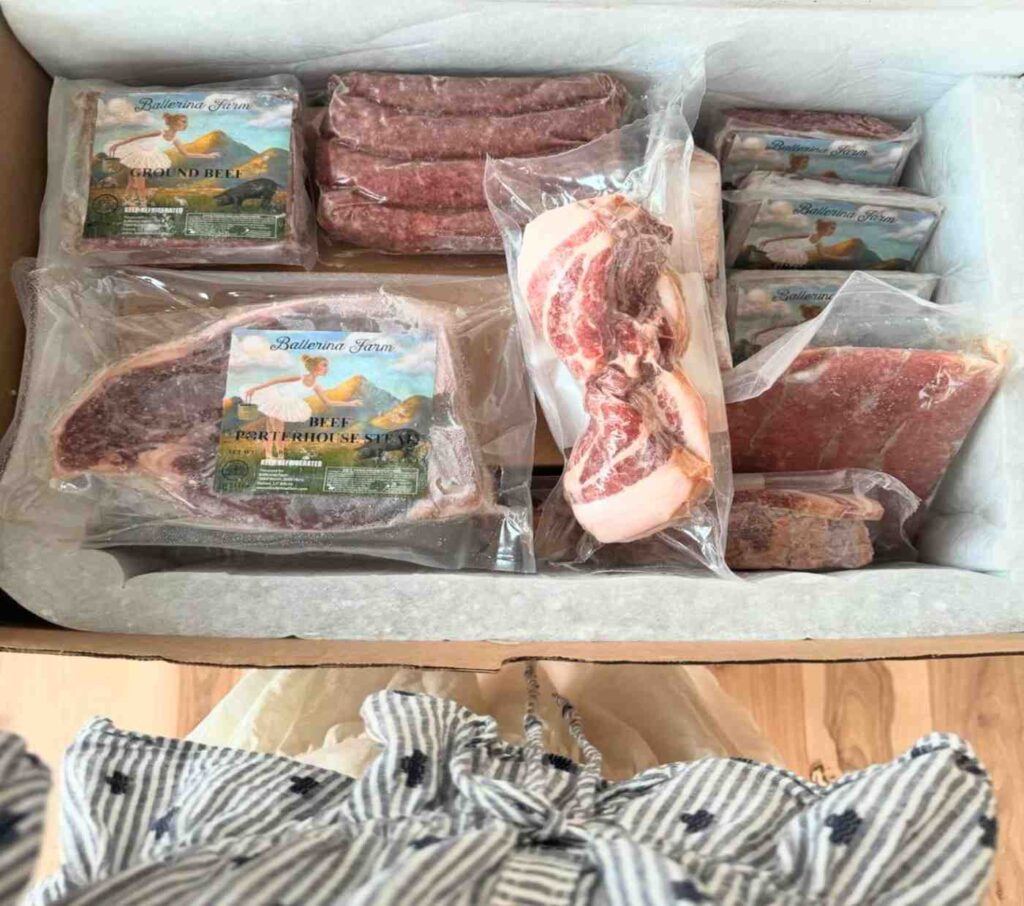 A Picture of Meat and Farm Produce