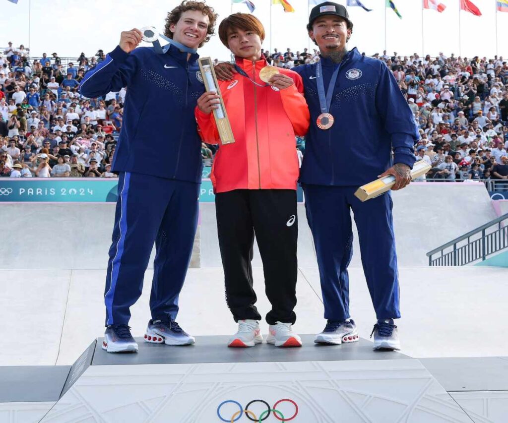 A Picture of Olympic Medalists