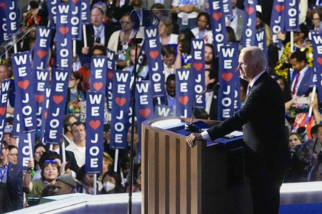 Joe Biden at the DNC