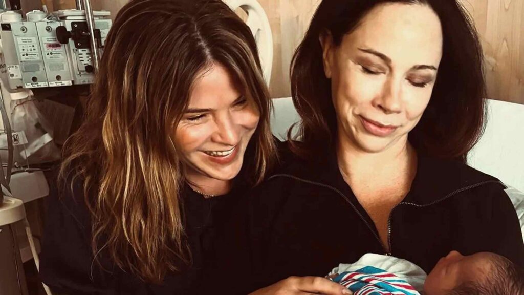 A Picture of Barbara, Jenna, and Baby Edward