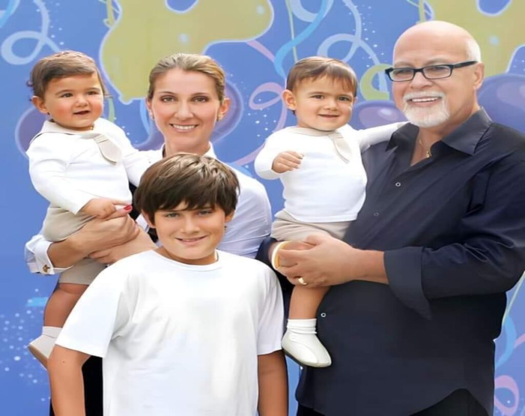 A Picture of Celine Dion and Her Family