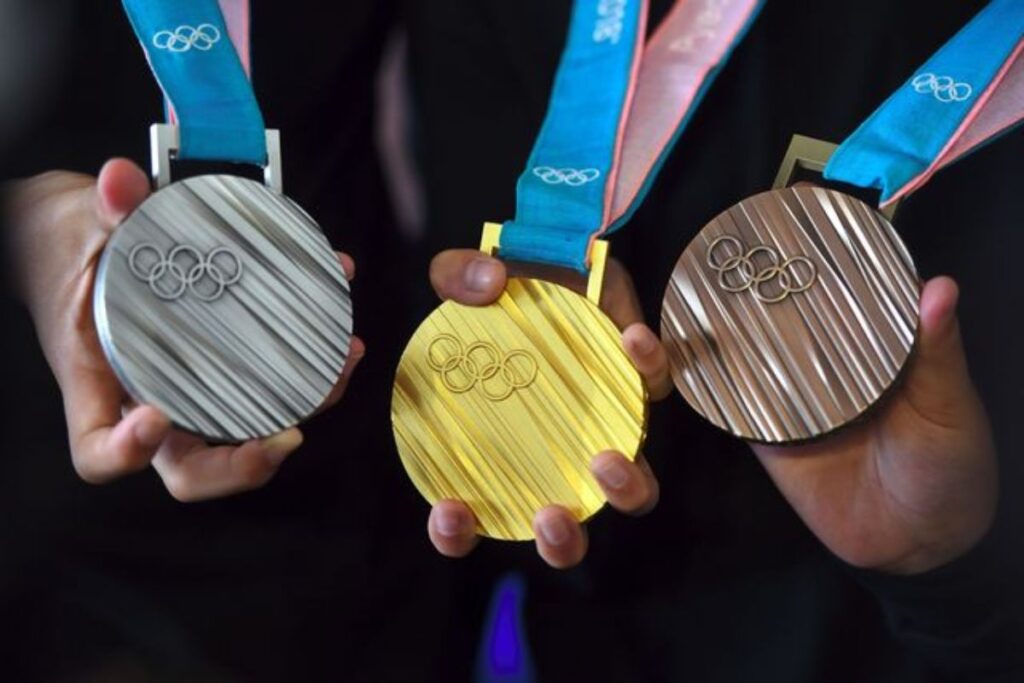 A Picture of Olympic Medals