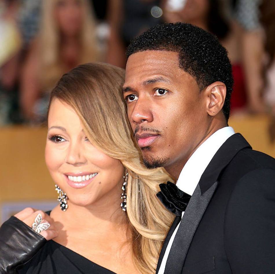 An old picture of Nick Cannon and Mariah Carey