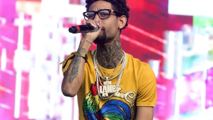 PnB Rock pictured during a performance