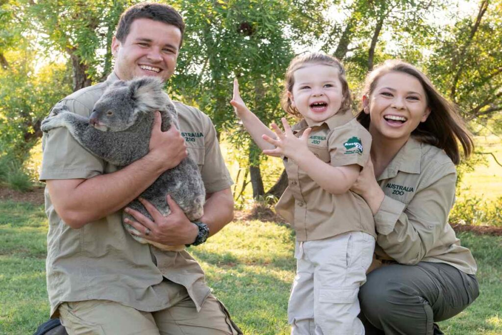 A Picture of Bindi Irwin and Her Family