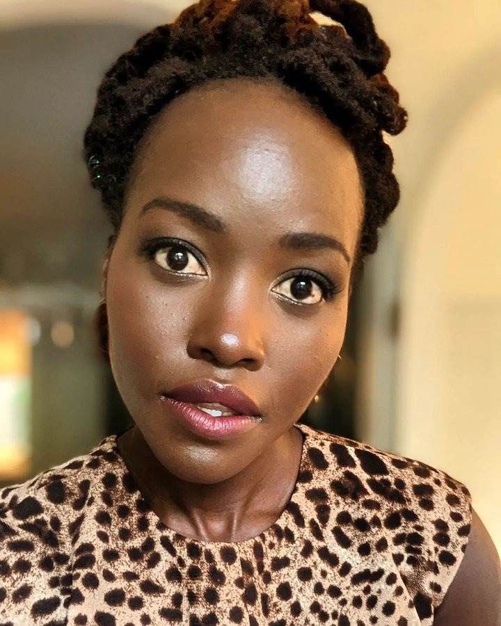 A selfie of Lupita Nyong'o