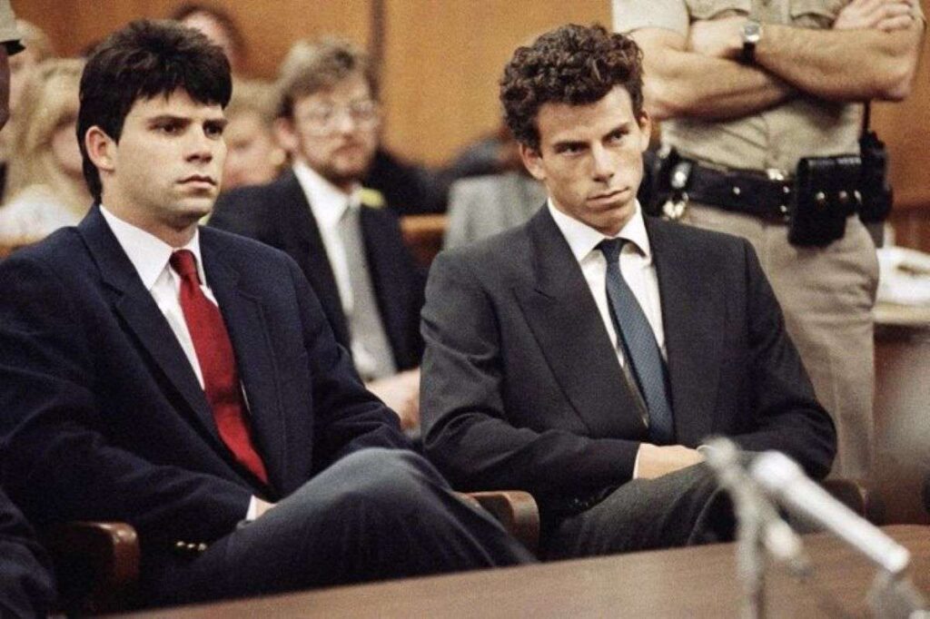 The Menendez brothers in court