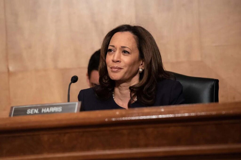 An old shot of Kamala Harris