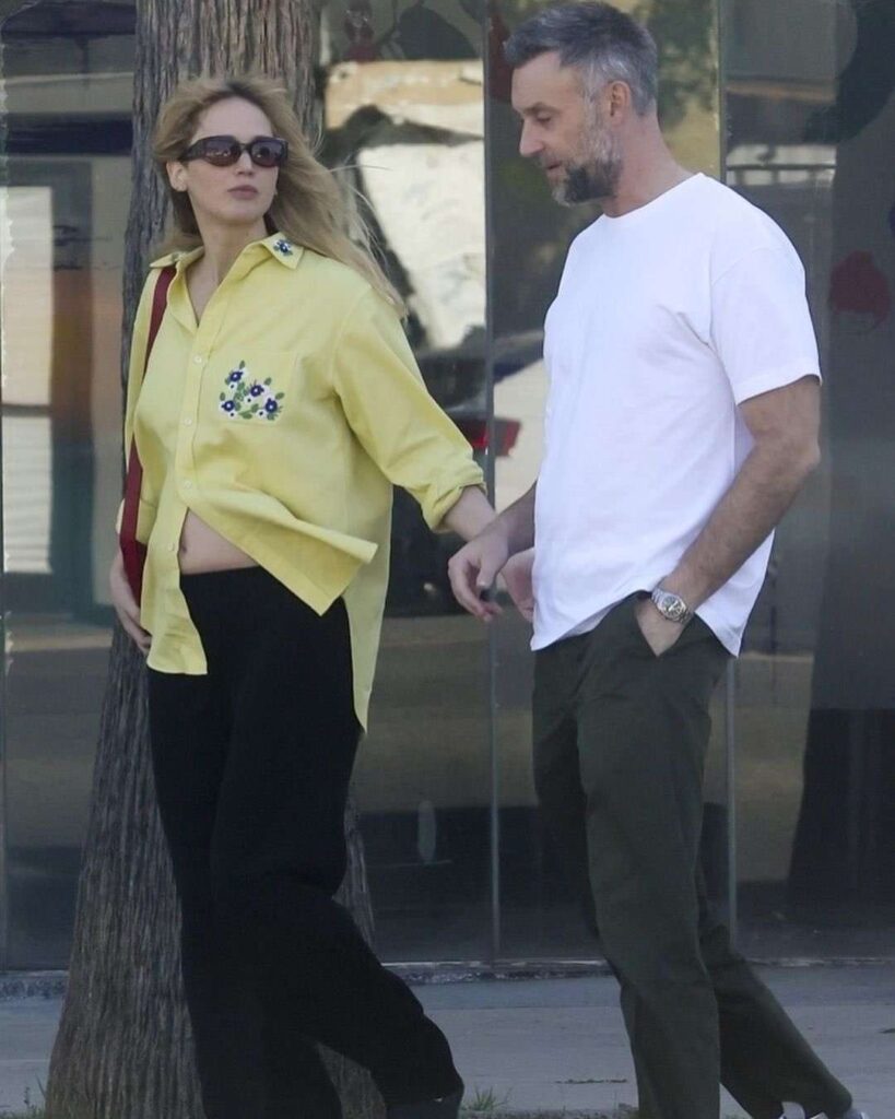 Jennifer Lawrence and her husband spotted in LA