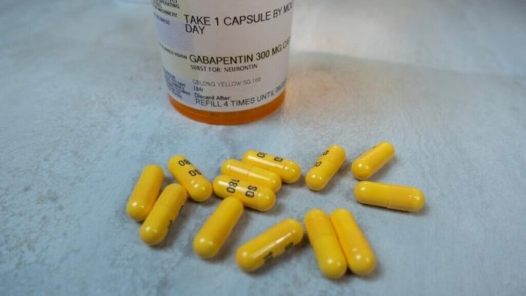 Gabapentin in capsules