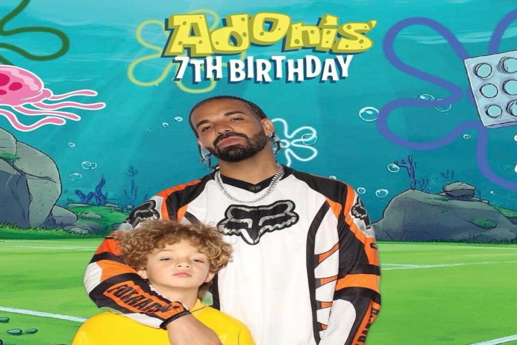 A Picture of Drake and His Son