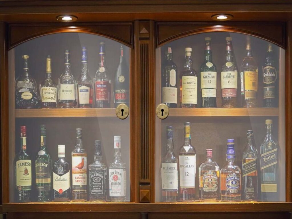 A Picture of Alcohol Storage