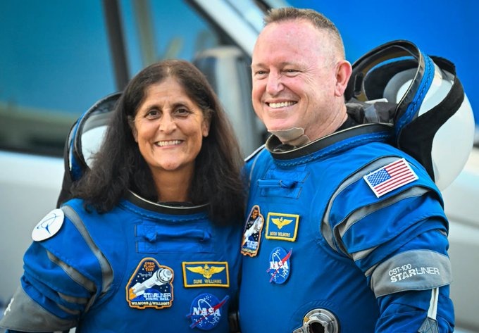 Astronauts Suni Williams and Butch Wilmore