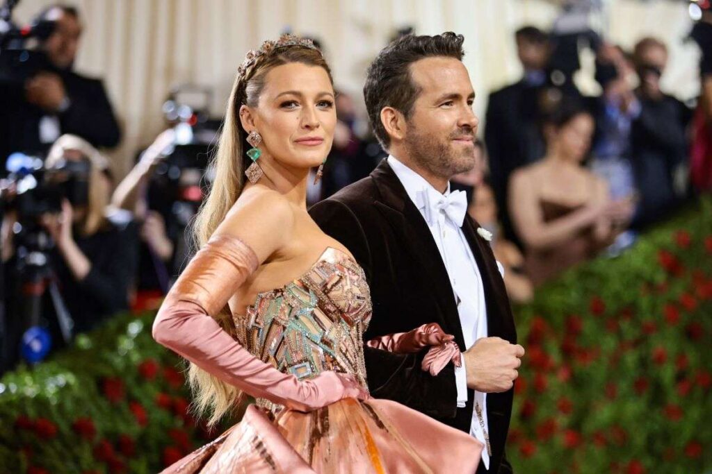 Blake Lively and Ryan Reynolds on the red carpet