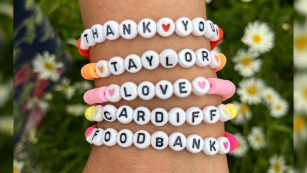 Cardiff Foodbanks way of saying thank you for the Taylor swift donations