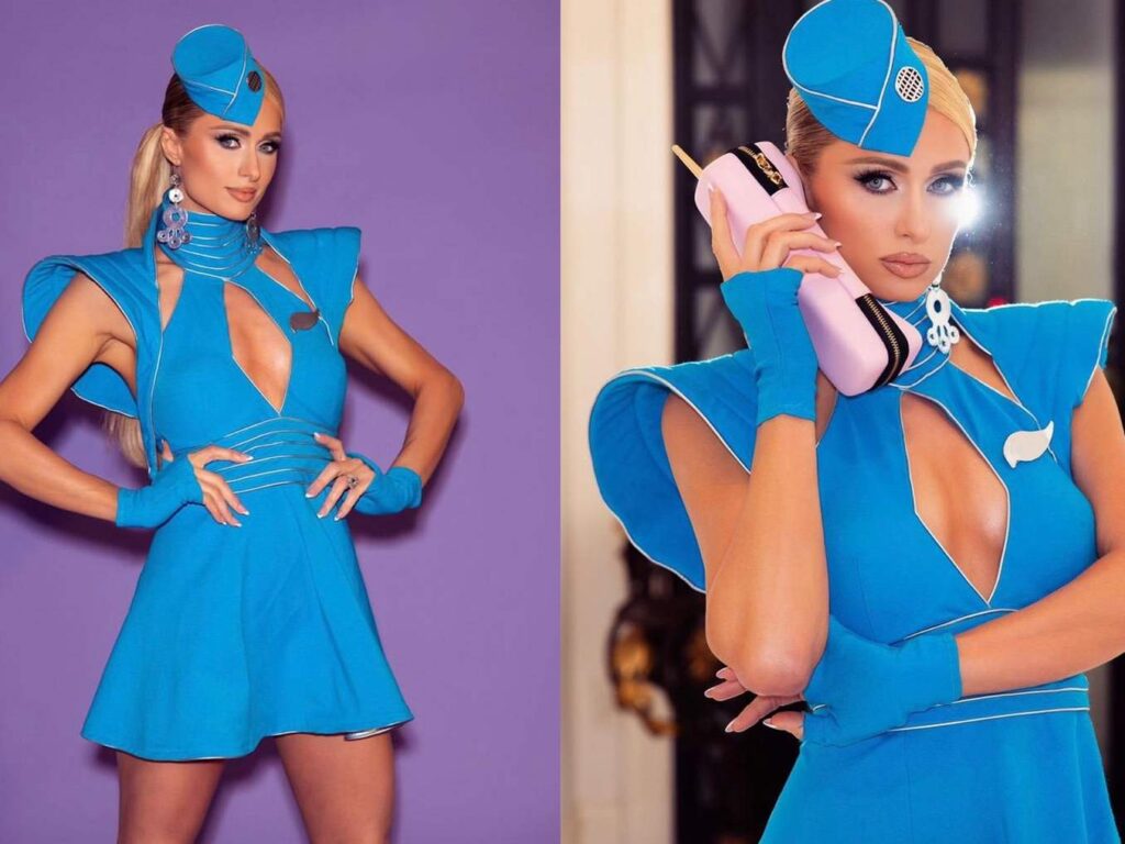 A Picture of Paris Hilton Halloween Costume