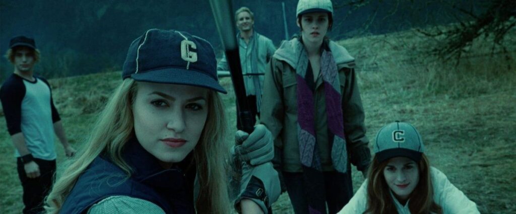 A shot from the Twilight baseball scene