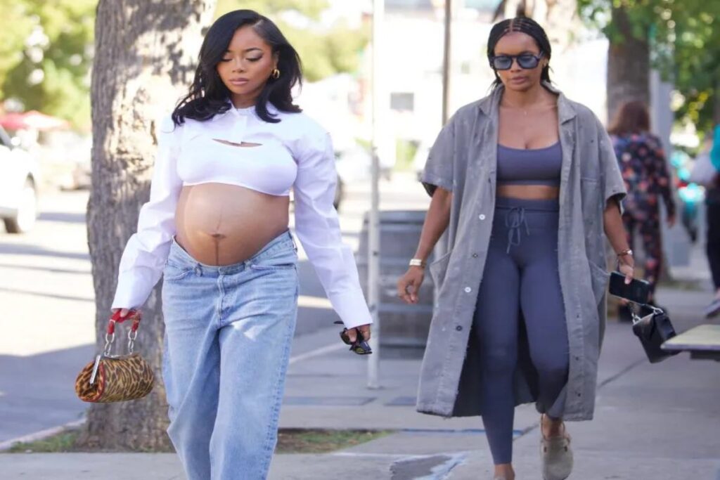 A Picture of Skai Jackson Pregnant