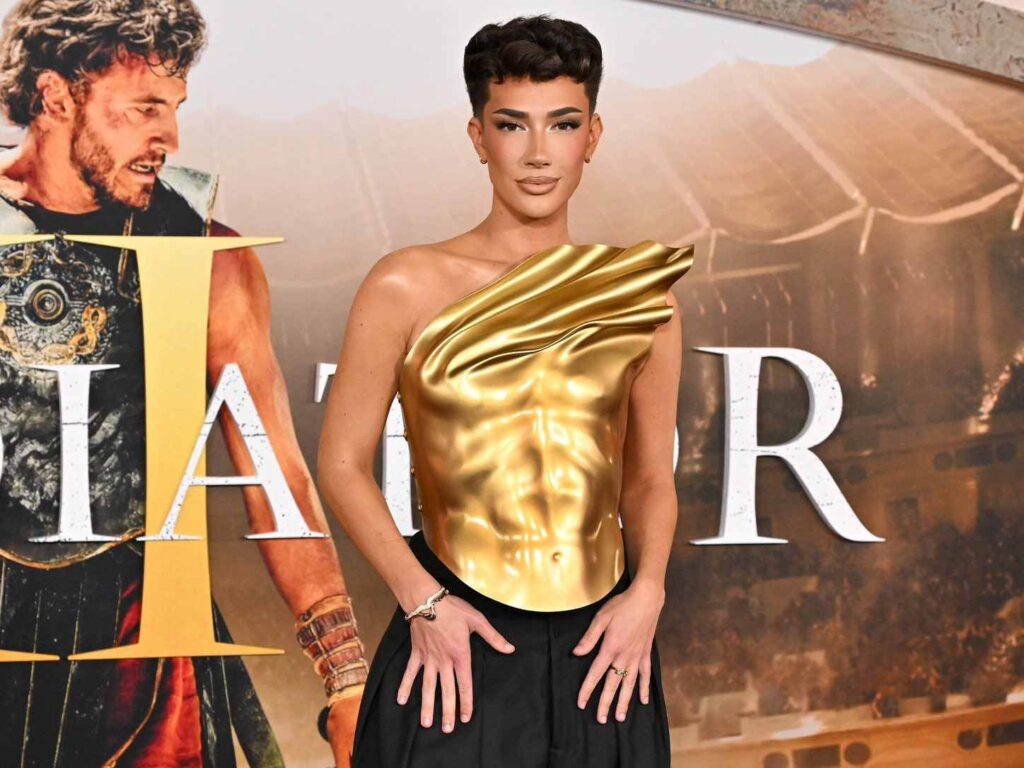 A Picture of James Charles at Gladiator 2 LA premiere