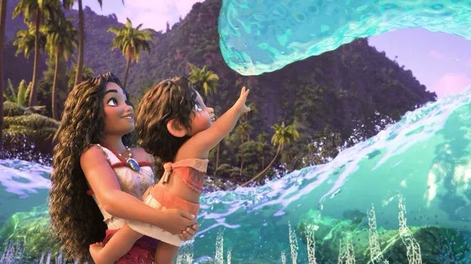 A scene from Moana 2