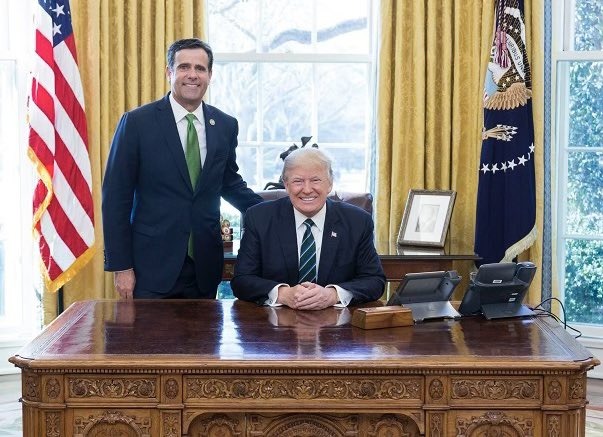 Trump with John Ratcliffe 