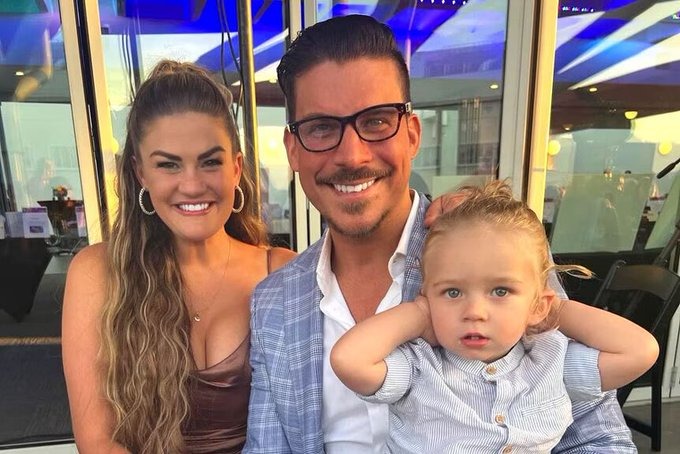 Jax Taylor and Brittany Cartwright with their child