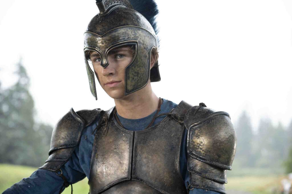 Percy Jackson in full armor